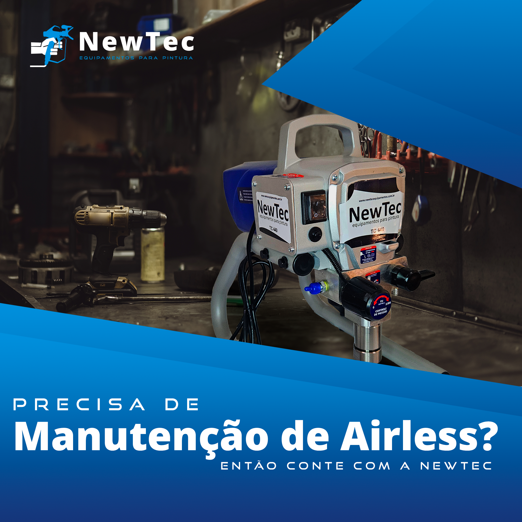 Precisa de Manutenção de Máquina Airless?