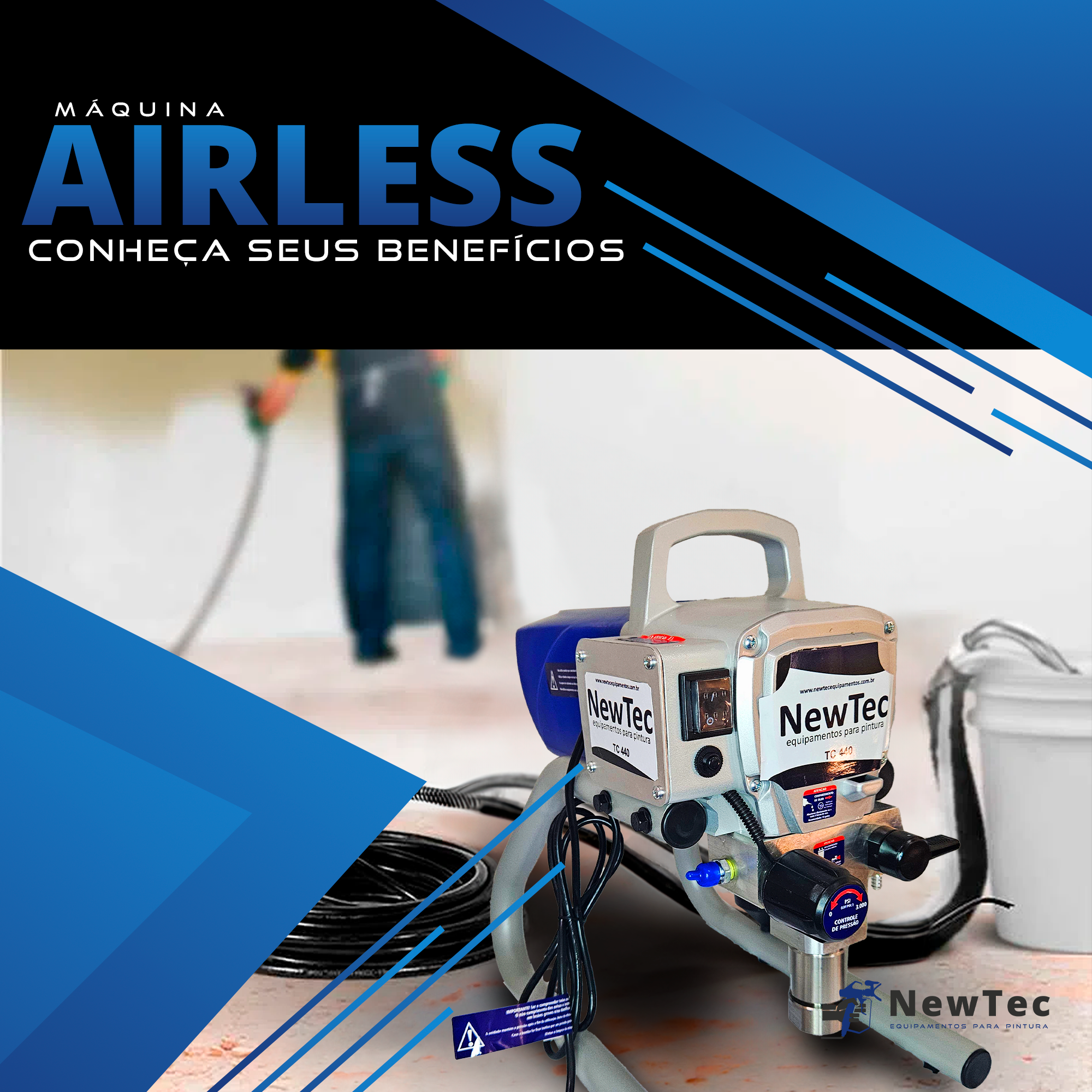 Máquina Airless: Conheça seus benefícios